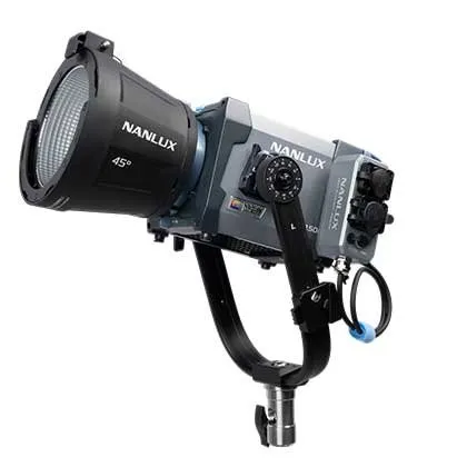 Nanlux_DMX_Extension_Adapter_On_Evoke_1200_Side_View.jpg