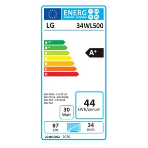 Energielabel A+ LG 34WL500.JPG