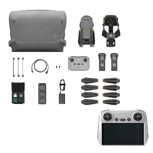 DJI Air 3 Drone Fly More Combo with RC 2 Remote Controller - Grey