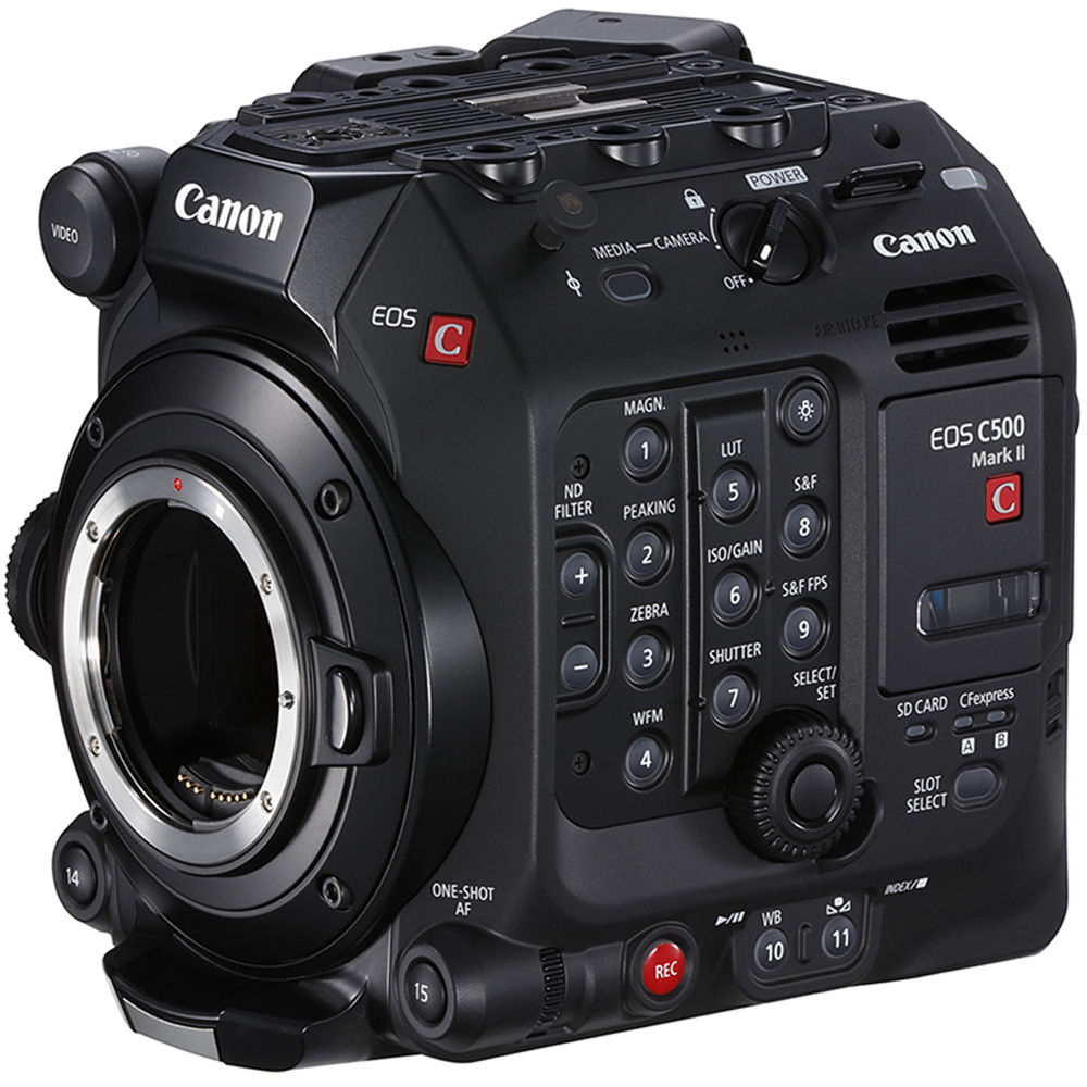 Canon EOS C500 Mark II Body + PM-V1 + BP-A60