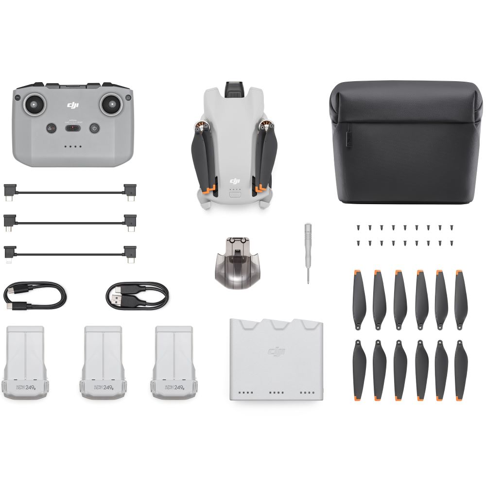 DJI Osmo Action 4 Camera Standard Combo Bundle with Tripod,Cleaning  Kit,128GB SD Card