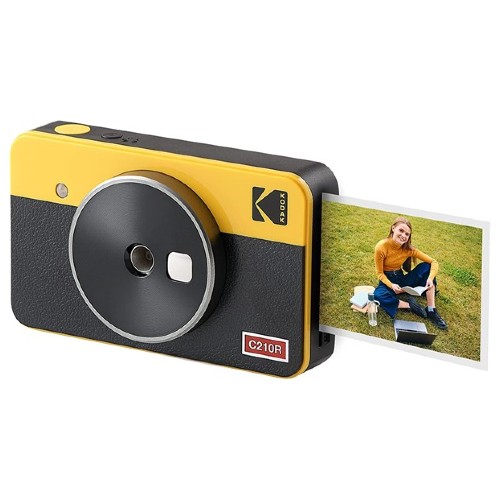 Kodak Mini Shot 2 Retro 2-in-1 Fotocamera e stampante fotografica istantanea  portatile Giallo + Bundle da 60 fogli - Kamera Express