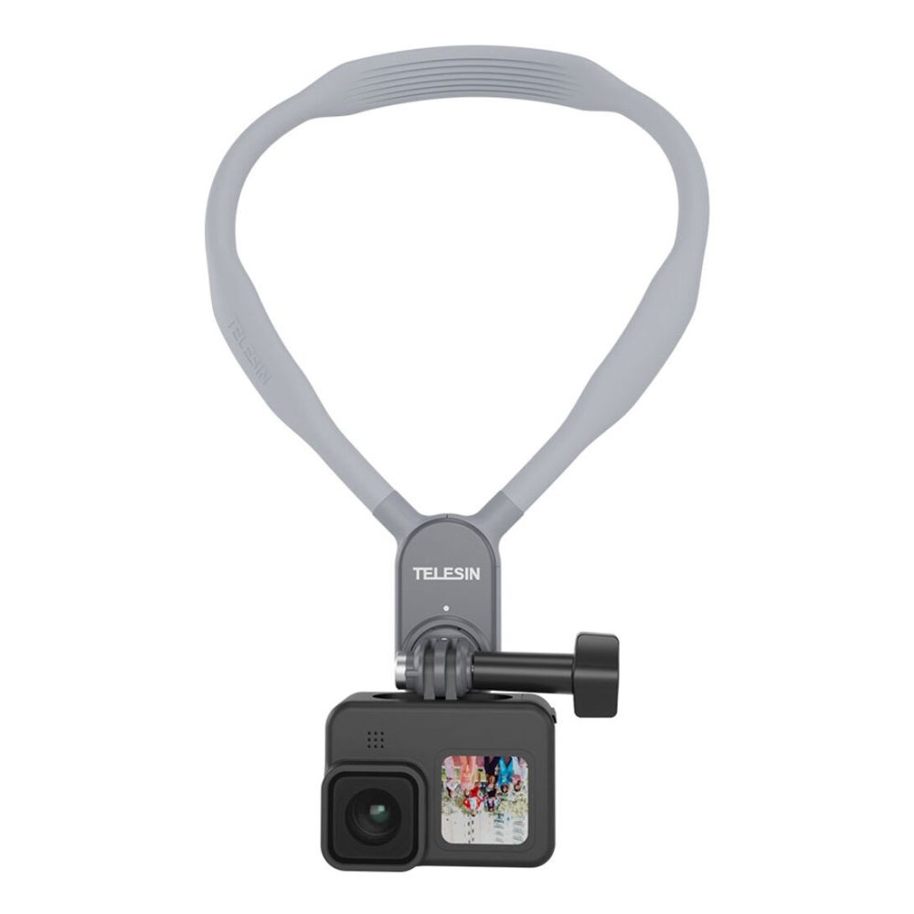 TELESIN-Support de cou magnétique pour caméra GoPro Action 3