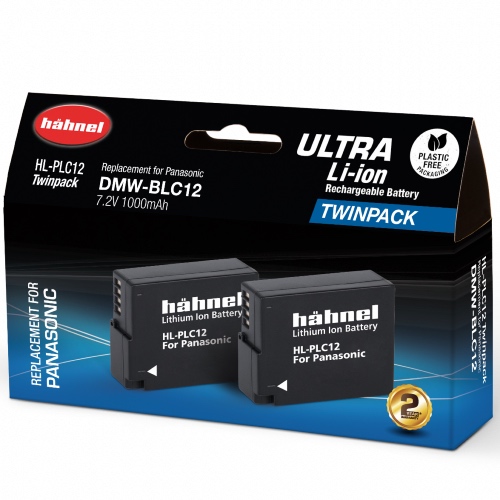 Hähnel HL-PLC12 Ultra voor Panasonic DMW-BLC-12 Twin Pack