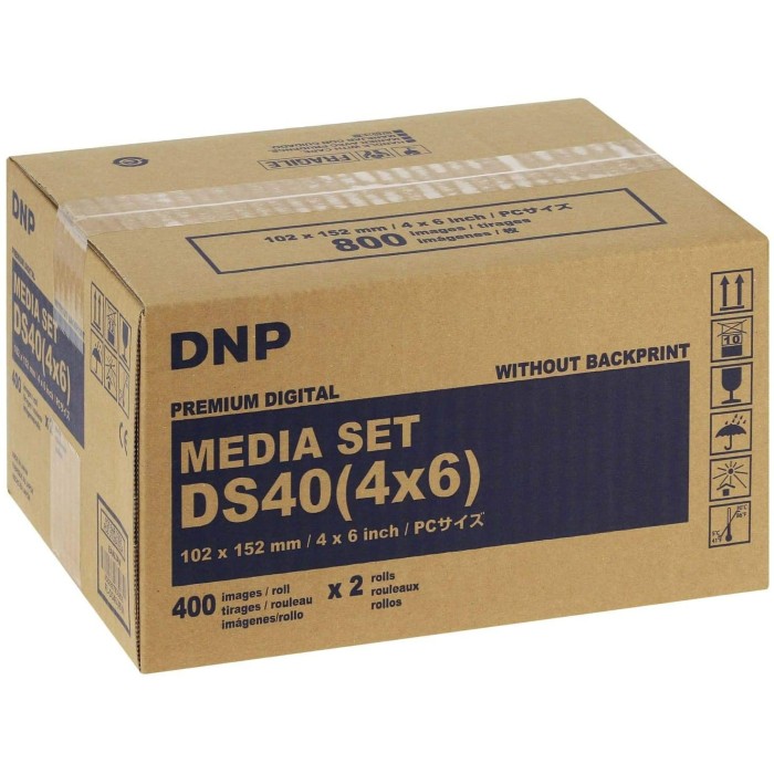 DNP MediaSet 10x15 met Backprint voor DS-40