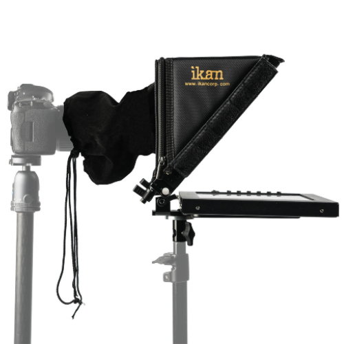 Ikan PT1200 12" Portable Teleprompter for Light Stand (PT1200-LS)