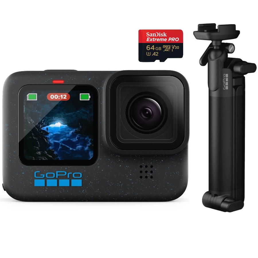GoPro HERO 12 Schwarz Starters Kit - Kamera Express
