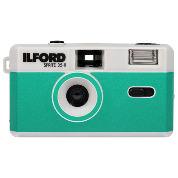 Ilford Sprite 35-II Reusable Camera Zilver/Teal