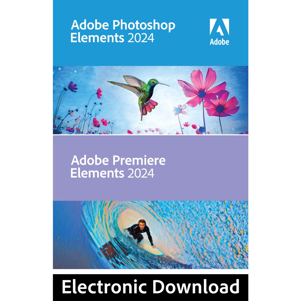 Adobe Photoshop & Premiere Elements 2024 - Engels/Frans/Duits/Japans - Mac Download