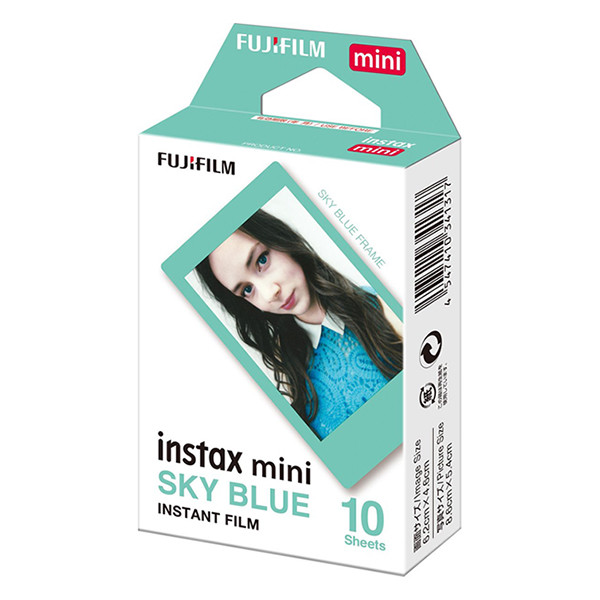 Fujifilm INSTAX mini Instant Film - Blue Frame / 10 pack