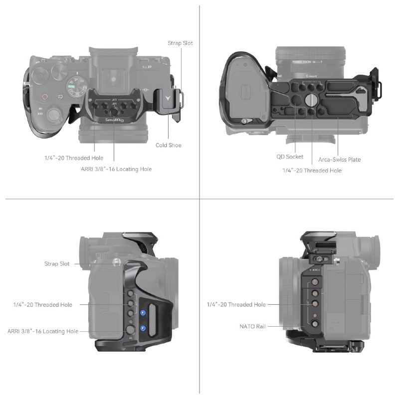 3 Pezzi Pellicola Protettiva Vetro Per Sony Alpha 7 III / 7R II