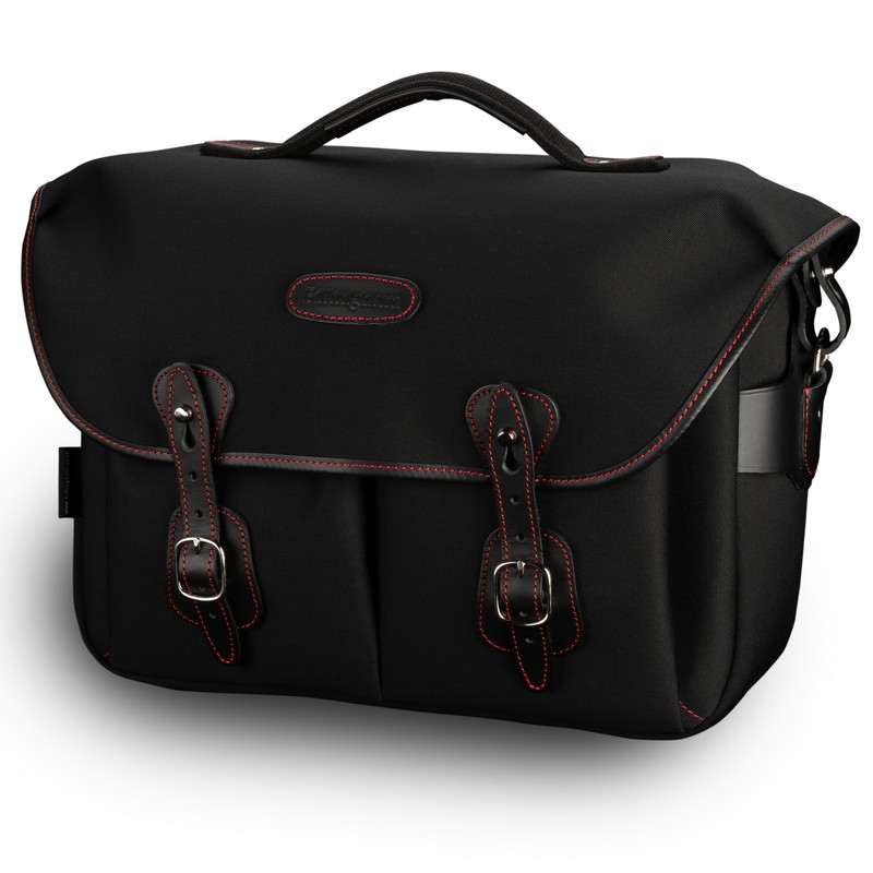 Billingham 50 years Hadley One black/black with red stitching