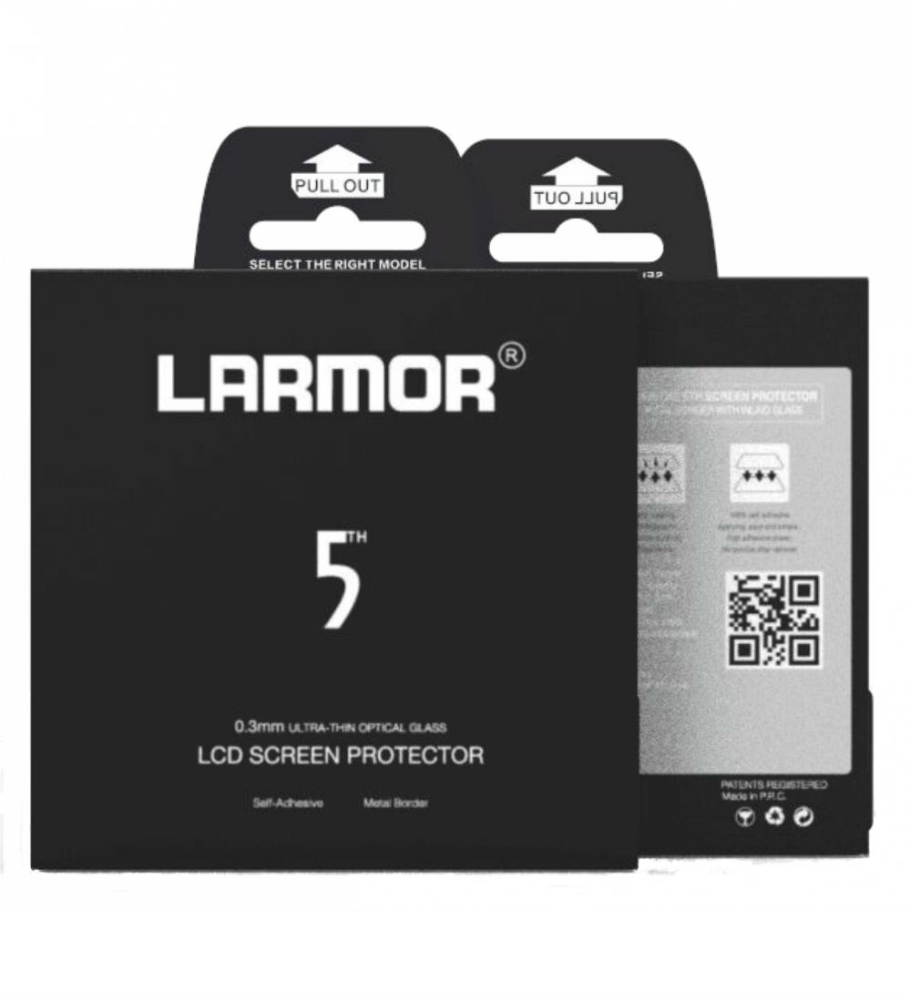 Larmor V screenprotector Canon 7DM2/6DM2/77/70/80/650/700/750/760/800D Screen + Shade