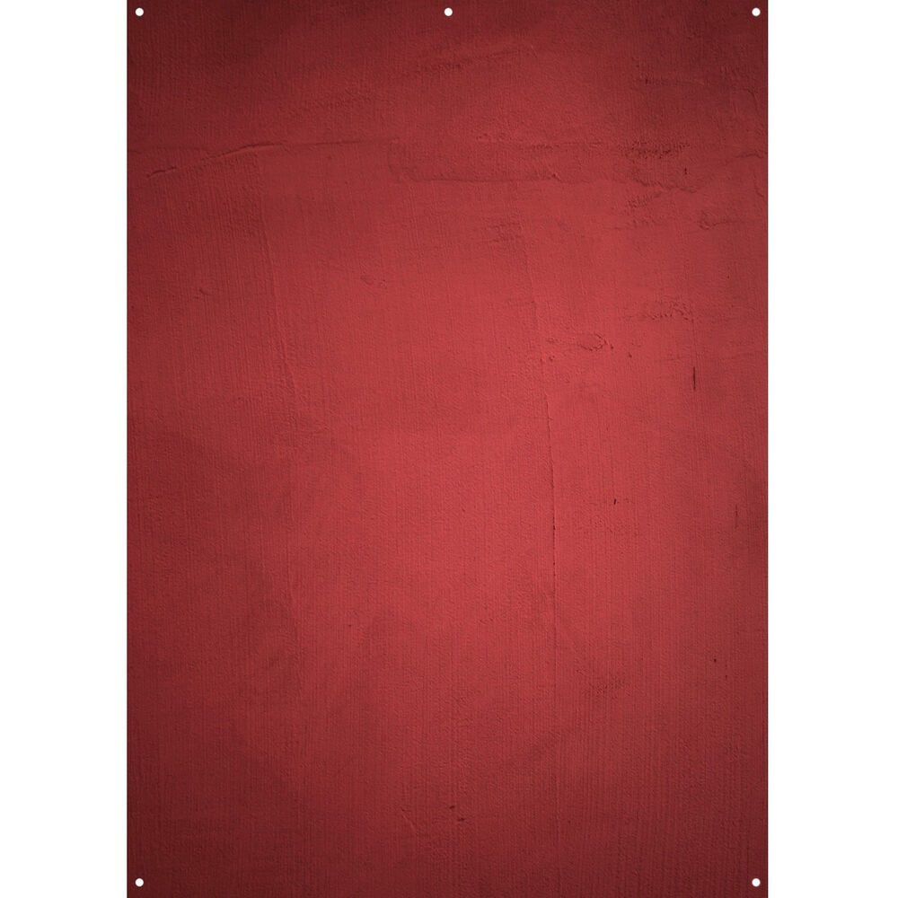 Westcott X-Drop Canvas Backdrop - Aged Red Wall (5&apos; x 7&apos;)