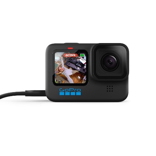 GoPro HERO 9 Black Action Camera + Media Mod + Mic Adapter at Rs