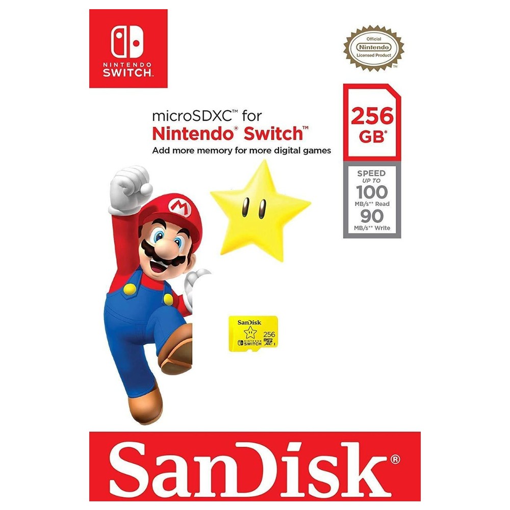 SanDisk Extreme Micro SDXC 256GB Nintendo Switch Compatible - Kamera Express