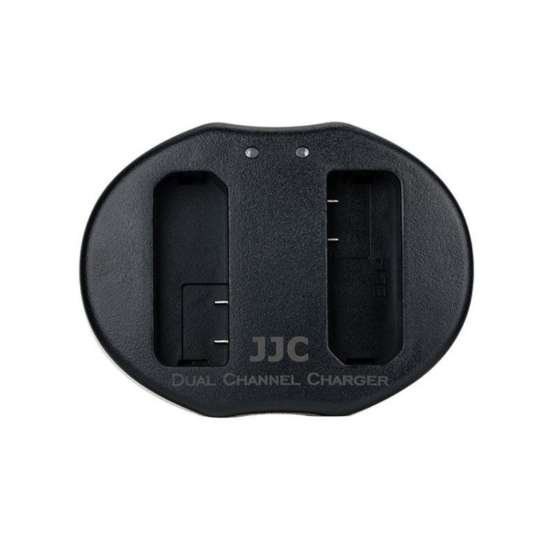 JJC UCH LPE6 USB Dual Battery Charger (voor Canon LPE6 accu)