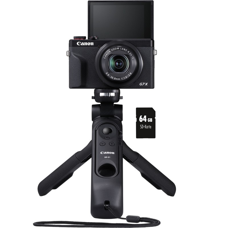 Canon PowerShot G7X Mark III Vlogger Kit Zwart