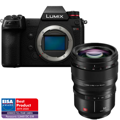 Kamera-Express Panasonic Lumix DC-S1R + Lumix S Pro 50mm F/1.4 L-mount aanbieding