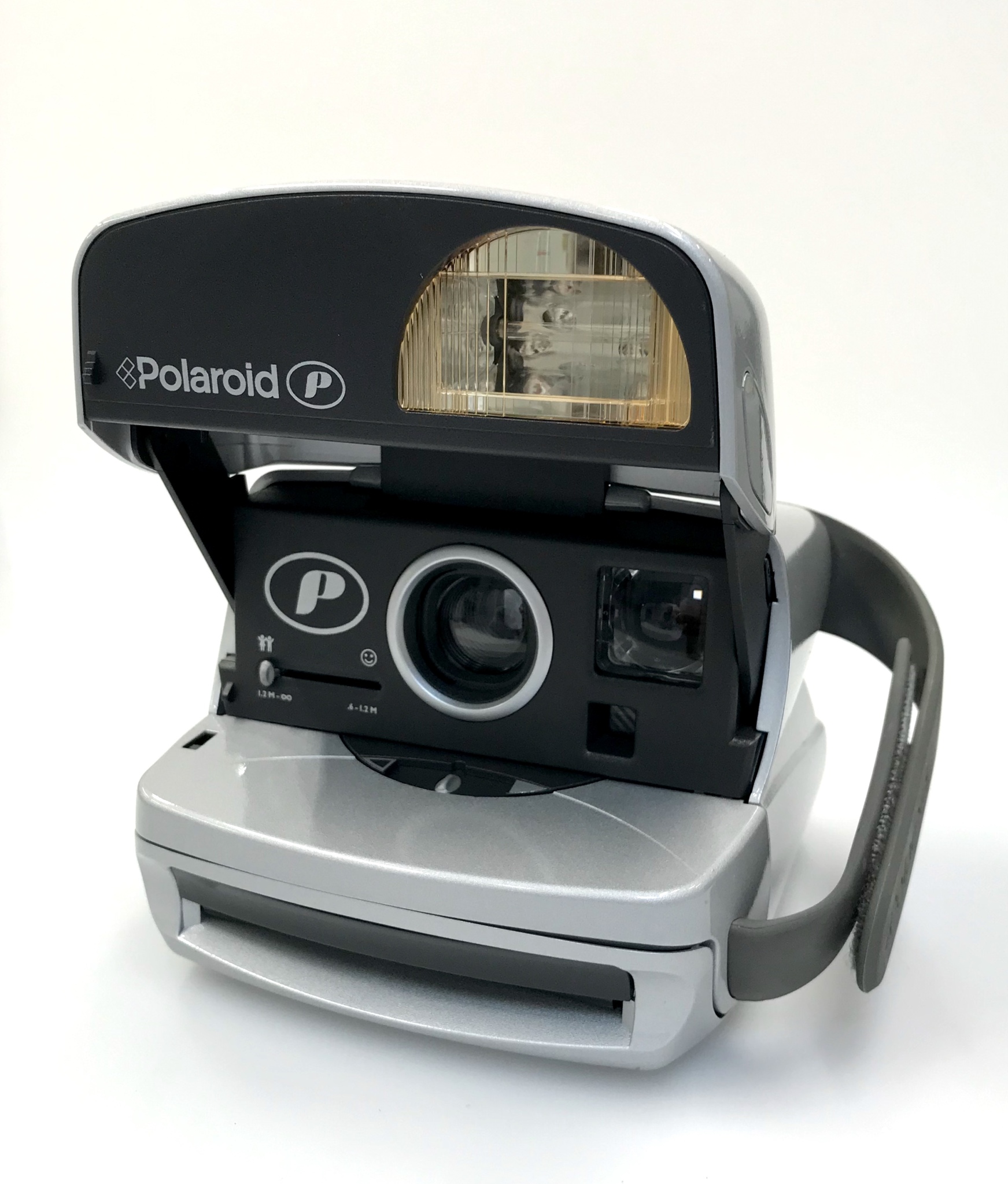 Polaroid 600 Round Instant Camera (Silver, Refurbished) 4710 B&H