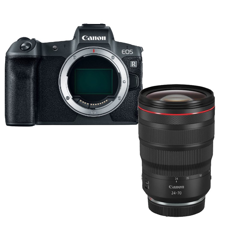 Kamera-Express Canon EOS R + RF 24-70mm F/2.8 L IS USM Full Frame Mirrorless Revolution Kit aanbieding