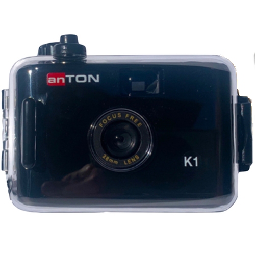 anTON K1 filmkamera met onderwaterbehuizing, zwart