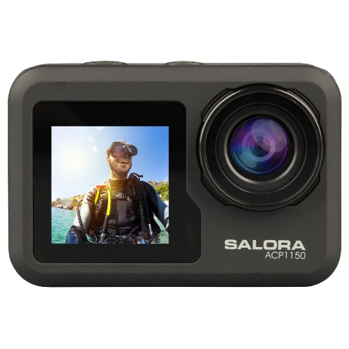 Salora ACP1150 4K action cam met accessoire pakket