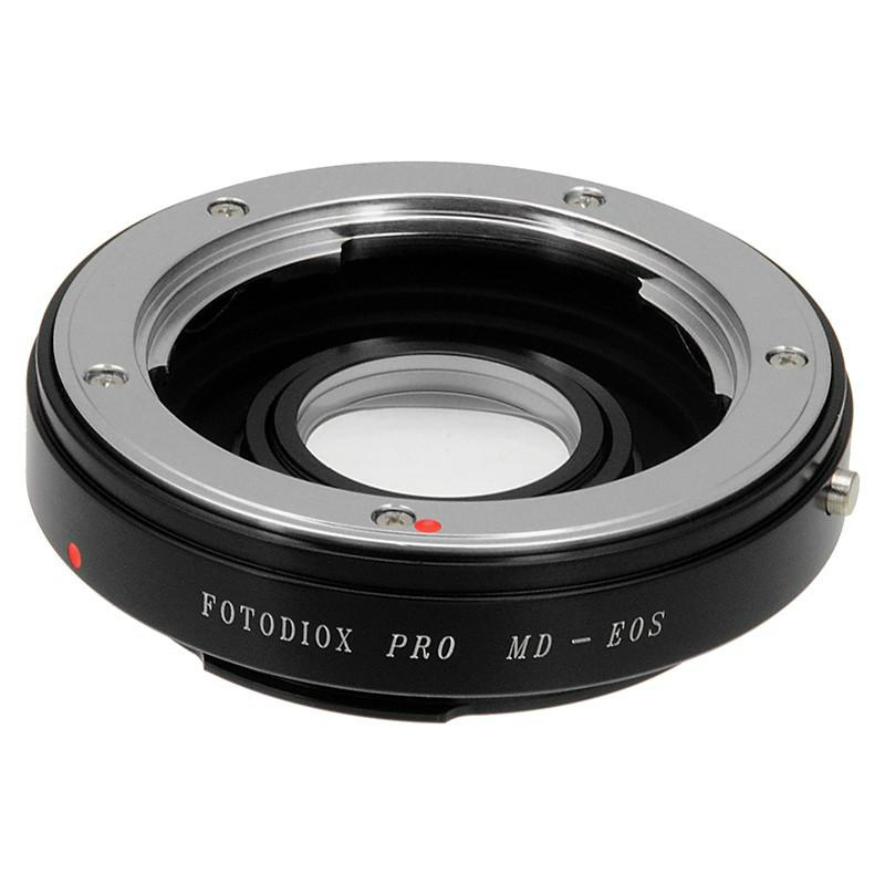 Fotodiox Pro Lens Mount Adapter - Minolta Rokkor (SR / MD / MC) SLR Lens to Canon EOS (EF, EF-S) Mount (MD-EOS-Pro)