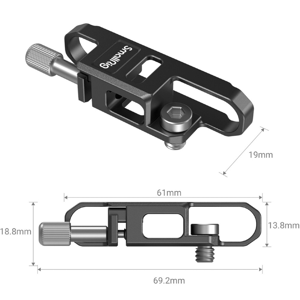 Serre-câble RS PRO 150mm x 20 mm Noir en Toile