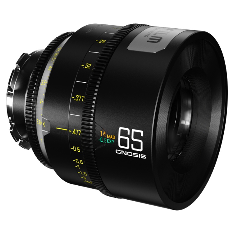 Objectif à focale fixe macro DZOFilm Gnosis 65 mm T2.8 dans un étui de sécurité - métrique