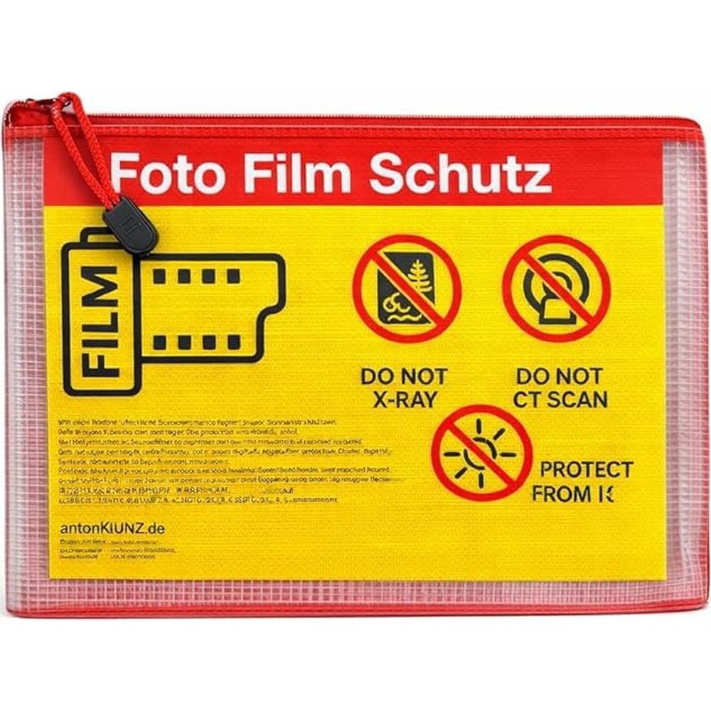 Domke Filmguard Foto Film Protection A5 Tas voor 10 x 35mm / 120mm Film - Rood