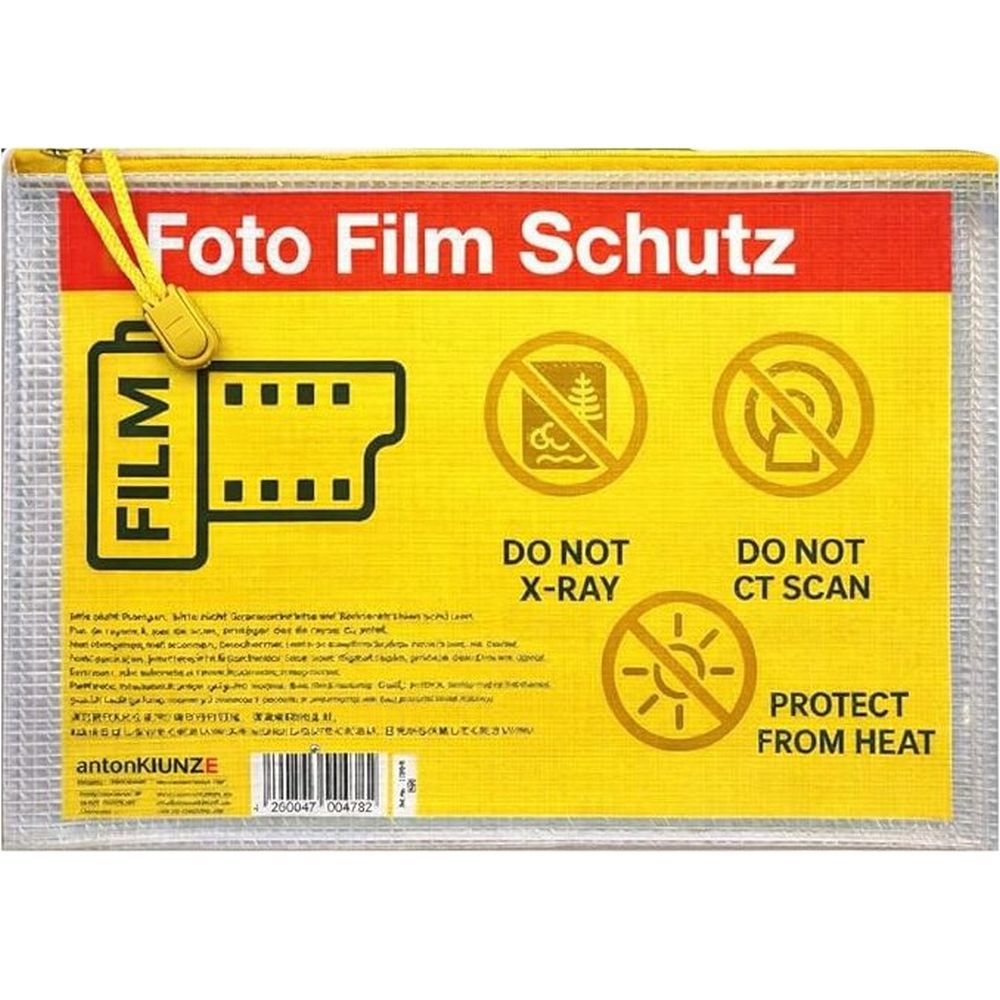 Domke Filmguard Foto Film Protection A5 Tas voor 10 x 35mm / 120mm Film - Geel