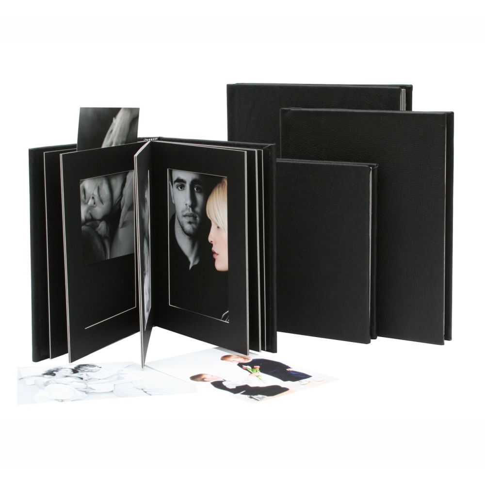 Deknudt Passepartout album black with leather cover 15x20 A66DA2