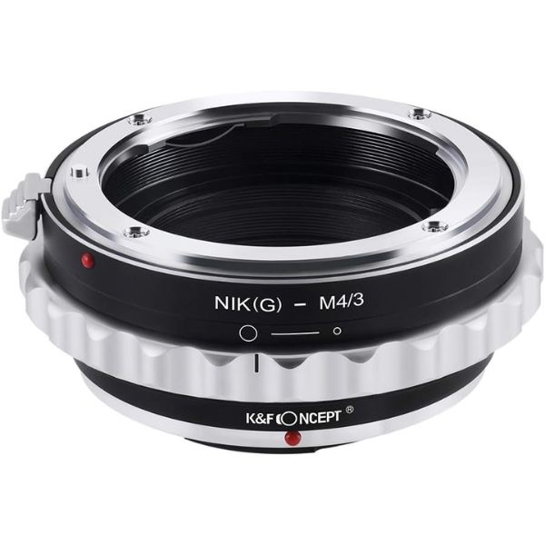 K&F Lens Adapter Nikon F (G-type) - Micro 4/3 (PRO)