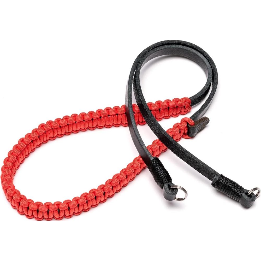 Leica 18897 Paracord riem gemaakt door COOPH zwart/rood 100cm