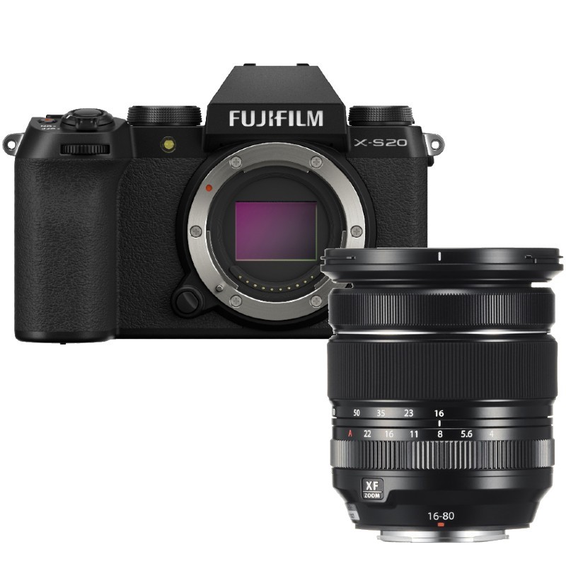 Fujifilm X-S20 Mirrorless Digital Camera XF18-55mm Lens Kit Black
