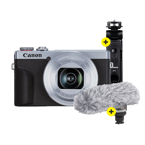 Canon PowerShot G7X Mark III Social Media Kit Zilver