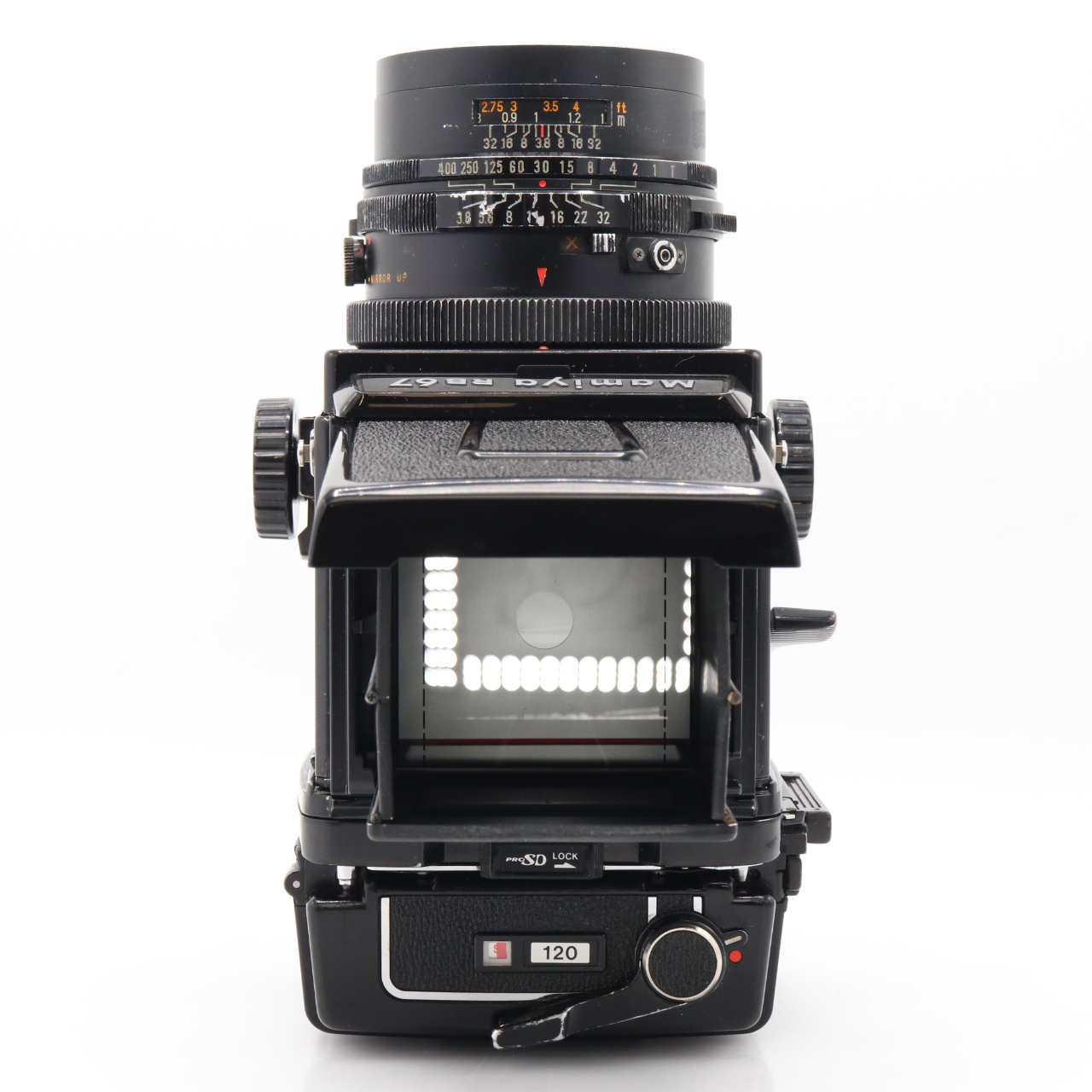 Mamiya RB67 Pro S + Mamiya Sekor C 90mm F/3.8 + 120 film back occasion