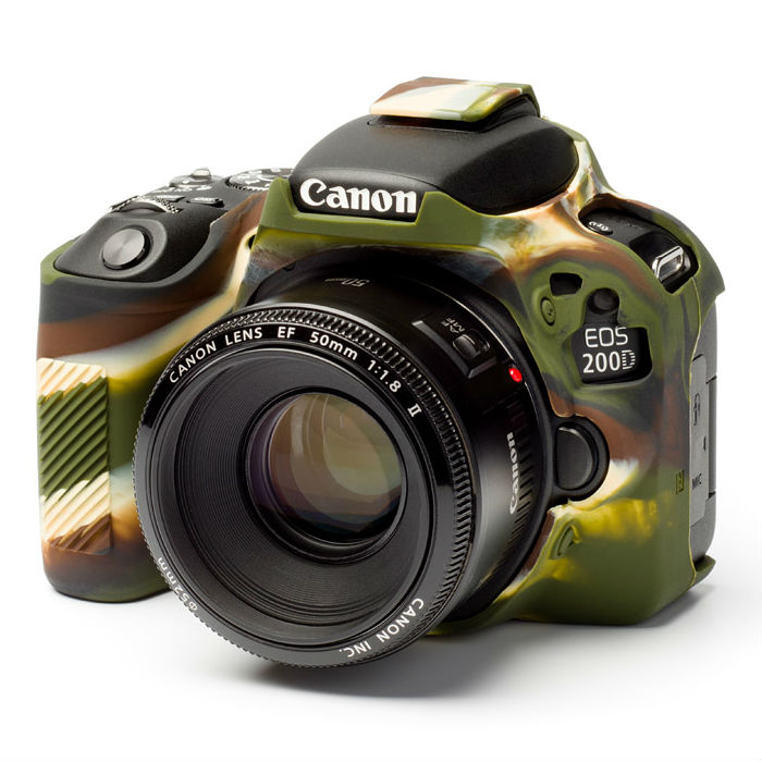 easyCover Cameracase Canon 200D / 250D Camouflage