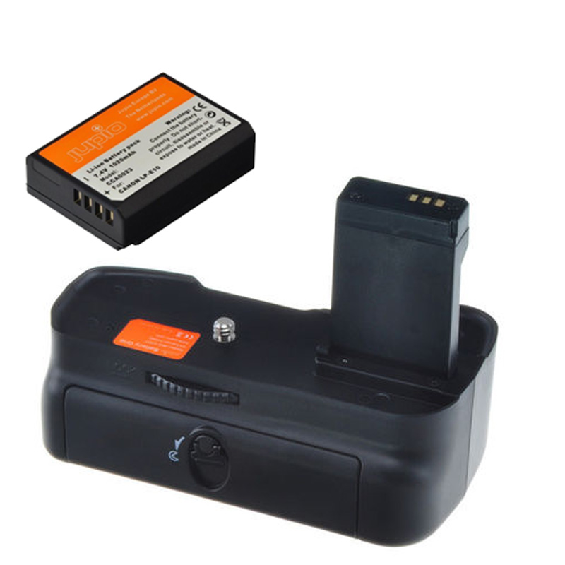 Jupio Battery Grip for Canon 1100D/1200D/1300D + Jupio LP-E10/NB-E10