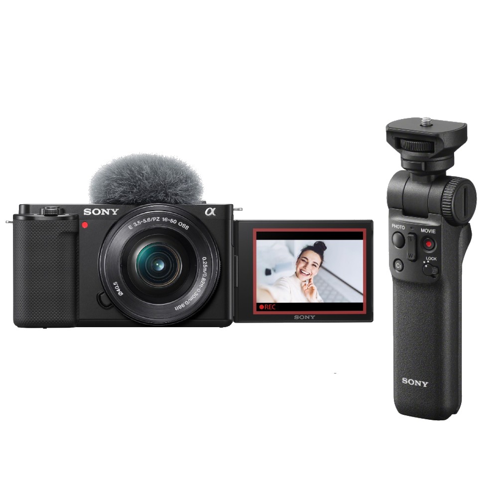 Sony ZV-E10 + 16-50mm + Bluetooth grip