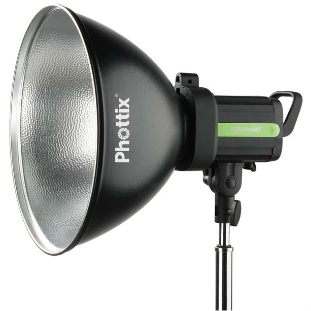 Phottix Wide Angle Reflector with Grid and Diffuser (Bowens Mount, 35cm, 13,8 inch, Silver)