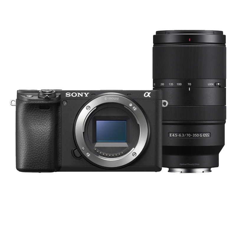 Sony A6400 Body Black + 70-350mm F/4.5-6.3 G OSS - Kamera Express