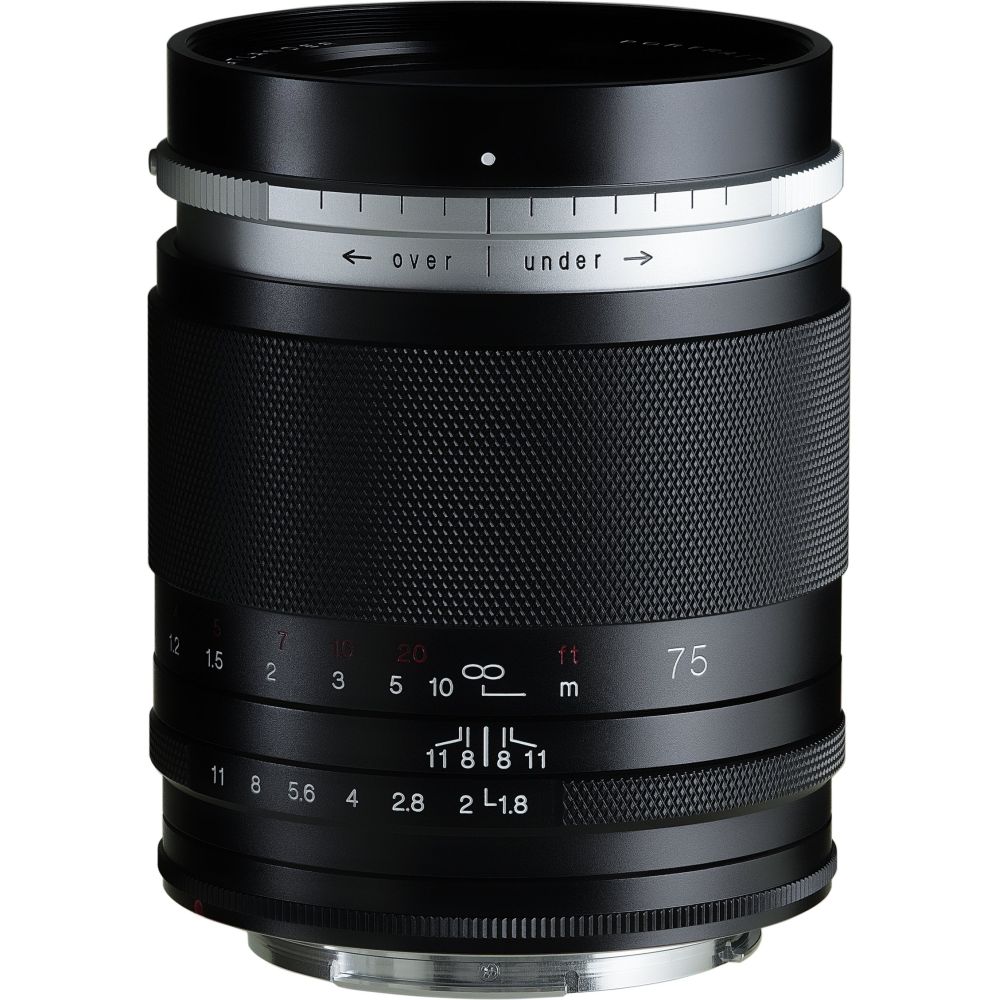 Voigtländer Portrait Heliar 75mm F/1.8 Canon RF zwart