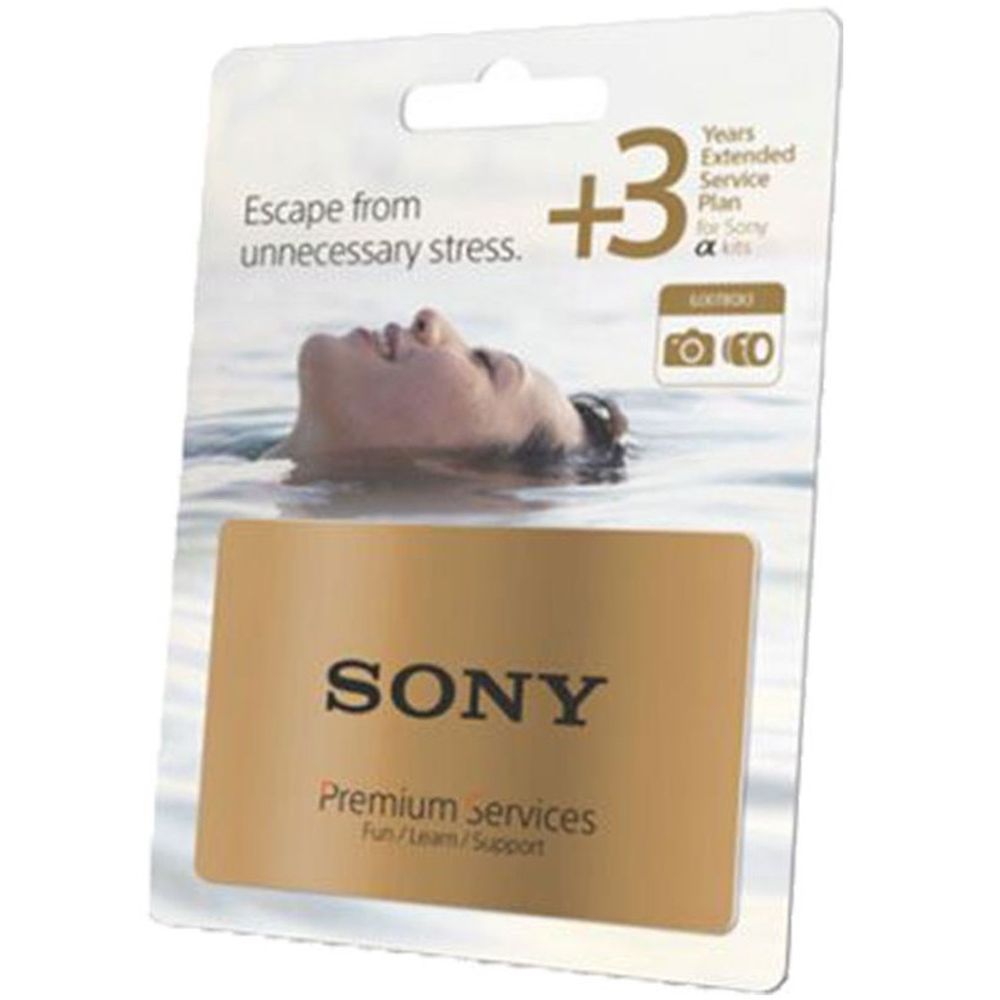 Sony +3 Jaar garantieverlenging voor Alpha Body&apos;s en RX-camera&apos;s