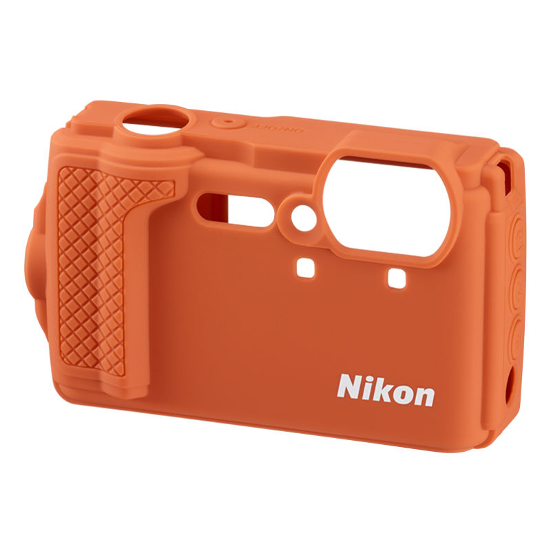 Nikon Coolpix W300 Siliconen Beschermhoes Oranje