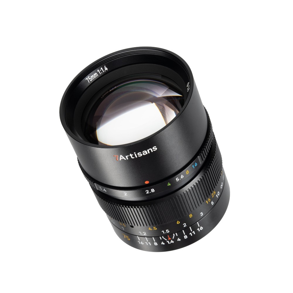 7Artisans 75mm F/1.4 Canon (EOS-R Mount) Black