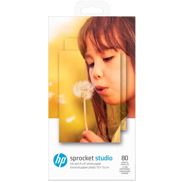 Cartucce d'inchiostro HP Sprocket Studio e carta fotografica 10x15