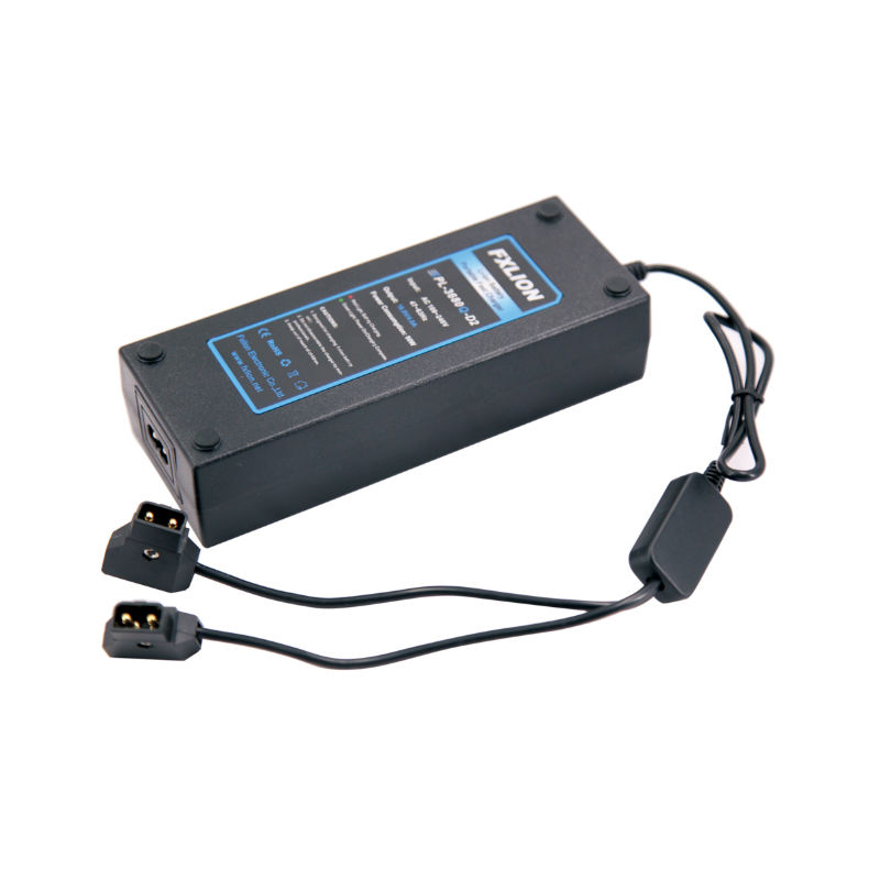 Fxlion FX-PL3680QD2 dual V-lock charger / AC adapter for BPM series (D-tap)