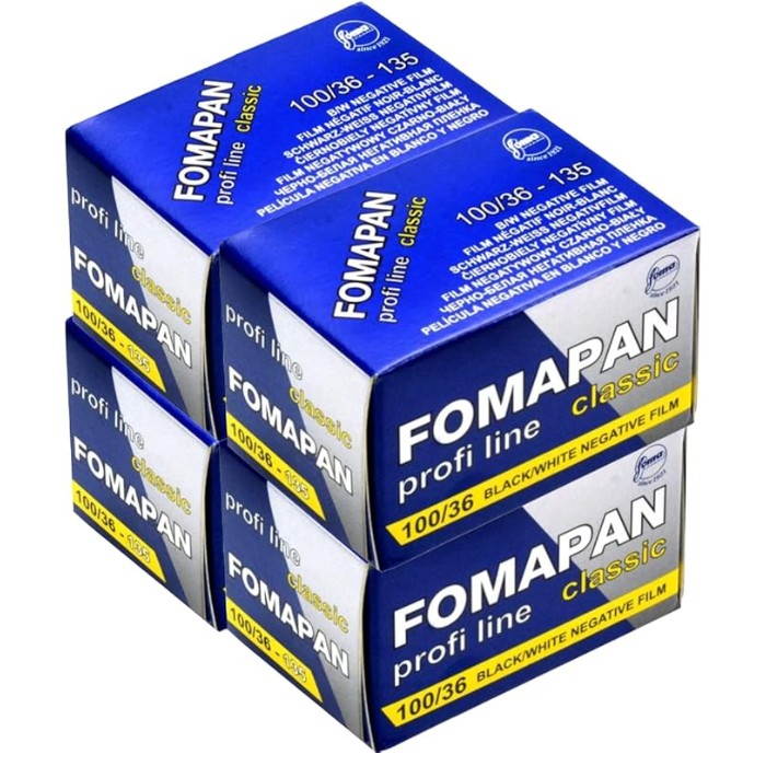 Foma Fomapan Classic 100 135/36 in 4ER Filmbox
